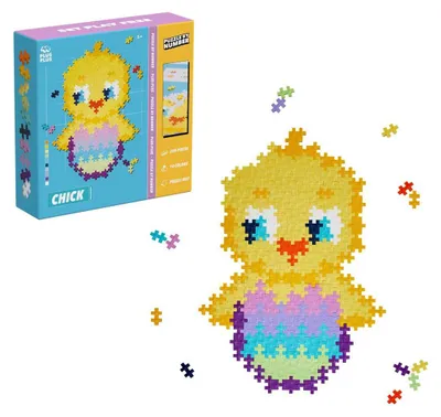Image de Plus-Plus Puzzelen sur le thème "Poulet" - 250 pièces.