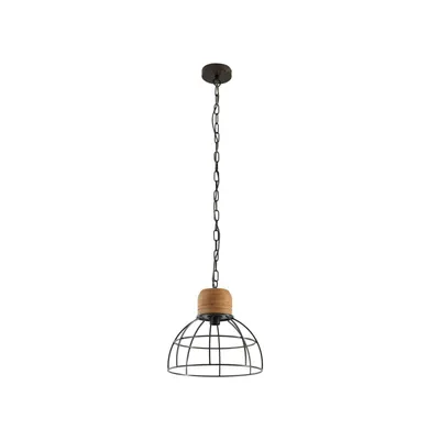 Produktbild von Lucande Hängeleuchte Arinthea, E27, schwarz, Stahl, Käfig