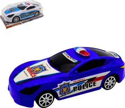 Produktbild von Polizeiauto mit Firktion, 30 x 14 x 11cm Farben zufällig sortiert