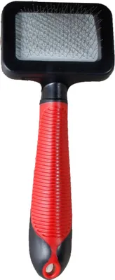 Produktbild von Karlie Professional Zupfbürste mit Zinken rot/schwarz, Größe: S