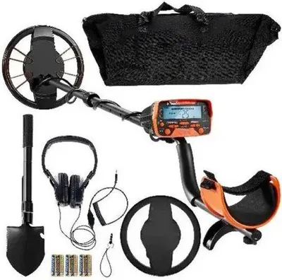 Image de Détecteur de métaux avec écran LCD PRO - Kit complet avec mallette de transport et pelle