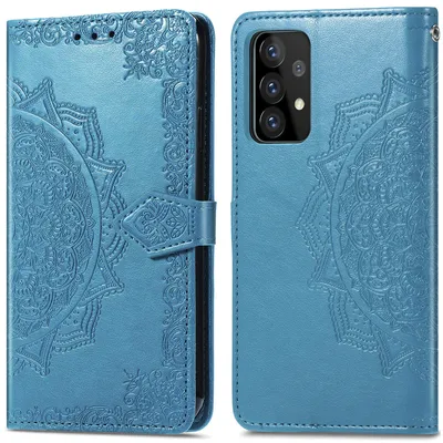 Imagen del producto de Funda libro Mandala para Samsung Galaxy A52(s) (5G/4G) - Turquoise