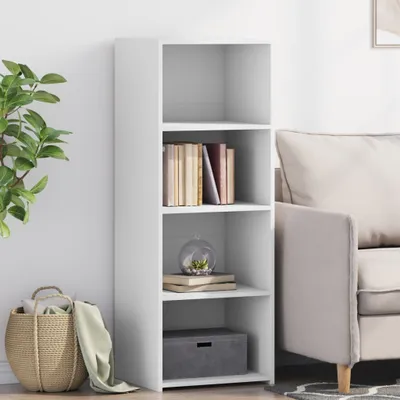 Obrázok produktu pre Vysoká skrinka biela 45x41x124 cm kompozitné drevo