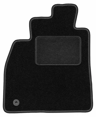 Productafbeelding van Velours bestuurdersmat voor Toyota Land Cruiser J100 1998-2007 – zwart, op maat – Wielganizator LUX