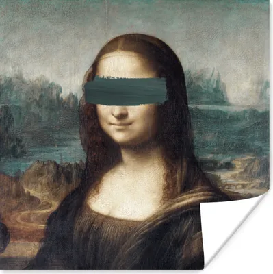 Produktbild von MuchoWow® Poster Mona Lisa - Leonardo da Vinci - Kunst 30x30 cm - Wandposter - Printing