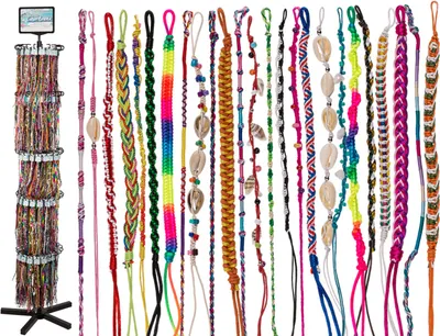 Produktbild von OOTB Textil-Armband Friendship mit Muscheln &