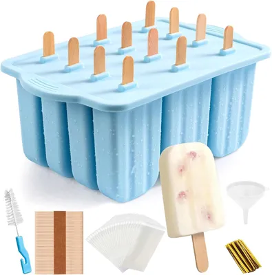 Immagine prodotto di Stampi in silicone per ghiaccioli, senza BPA, riutilizzabili
