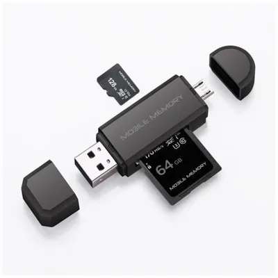 Produktbild von microSD Speicherkarte Mobile Memory - Speicherkapazität: USB 2.0 Kartenleser