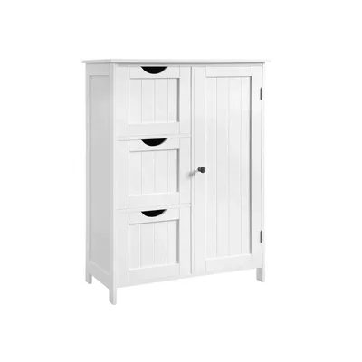 Image de In And OutdoorMatch Armoire de salle de bain Aglae - Meuble de salle de bain Haut - Suspendu - Armoire colonne avec porte - 60x30x81 cm