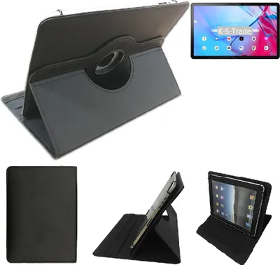 Produktbild von High quality kompatibel mit Lenovo Tab P11 5G Schutz Hülle 360° Tablet Case Schutzhülle Flip Cover  schwarz. Tablet Hülle drehbar Standfunktion