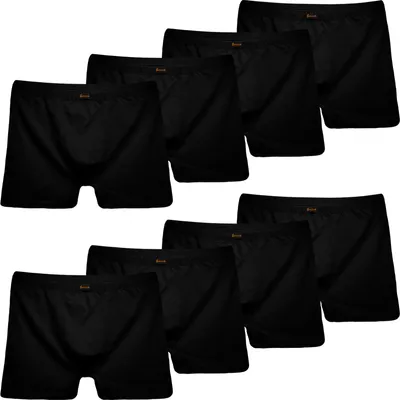 Produktbild von PESAIL Herren Boxershorts, Gr. XXL, 6x Unterhosen, M bis 10XL, Baumwolle, Unterwäsche ohne kratzenden Etiketten, Retroshorts, Farbmix 6