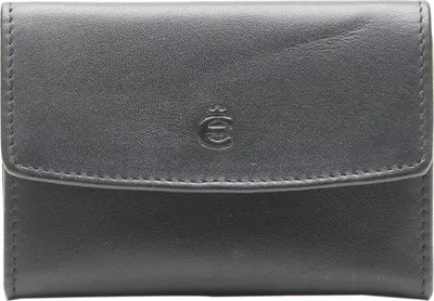 Produktbild von Esquire Leder Schlüsselmäppchen Logo Key Case Black schwarz
