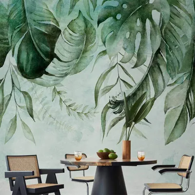 Produktbild von Vlies Fototapete - Green Story 400x280 cm Blätter b-C-0782-a-a