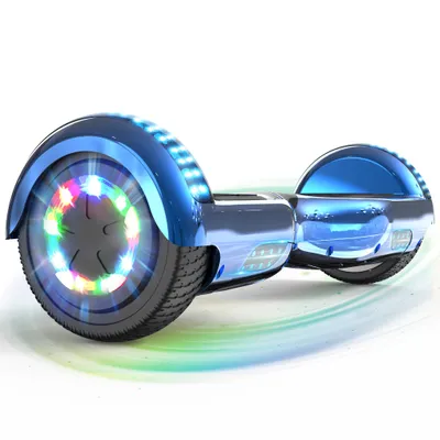 Produktbild von GeekMe Hover Scooter Board 6.5 Zoll Hoverboard Selbstausgleichender Elektroroller Elektro Scooter-LED & Bluetooth - für Kinder und Jugendliche
