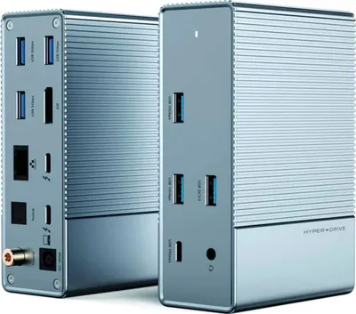 Produktbild von HyperDrive GEN2 - Dockingstation - Thunderbolt 3 - DP, Thunderbolt - 1GbE - 180 Watt - Europa