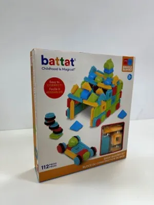 Produktbild von Bristle Blocks Konstruktionsspielzeug Starterset - 112 Teile in Box - buntes Bauspielzeug