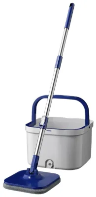 Immagine prodotto di Set completo con mop centrifugo e secchio per una pulizia efficiente
