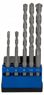 Imagen del producto de Kit de 5 brocas SDS Plus para mampostería