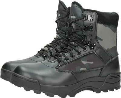 Obrázek produktu pro Pánské kotníčkové boty Brandit Tactical Boots darkcamo - 39 šněrovací
