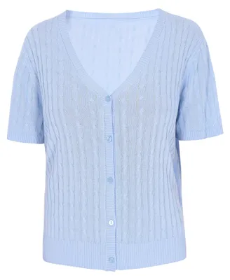 Produktbild von Mutha Damen Cardigan - hellblau, S