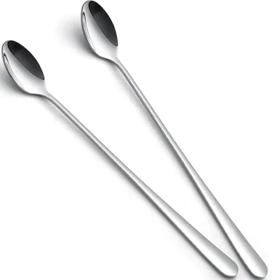 Löffelset 2-teilig, 22,3 cm, Edelstahl, für Kaffee & Cocktails