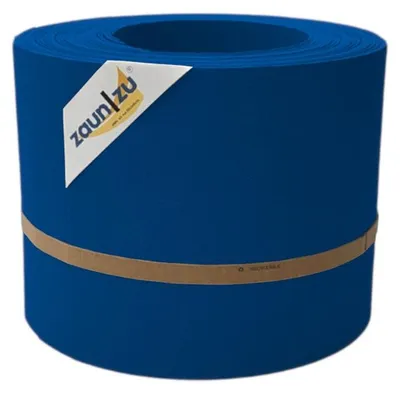 Produktbild von Sichtschutzstreifen zaun|zu PREMIUM 10x Einzelstreifen 2,55m für Doppelstabzaun Enzianblau,10x 2,55m