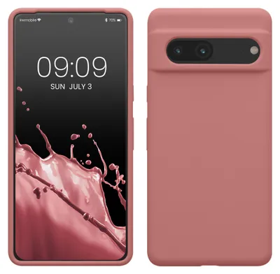 Produktbild von kwmobile Handyhülle für Google Pixel 7 Hülle, für Pixel 7 Case - Hülle Silikon - kabelloses Laden - Winter Rose
