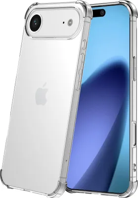 Produktbild von Geeignet für iPhone 17 Air Phone Case Transparent mit Bumper - Clear Case Shockproof TPU Silicone Back Cover Case Transparent - Smartphonica