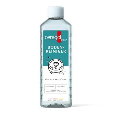 Produktbild von ceragol ultra Bodenreiniger für Wischroboter und Saugwischer, 500ml - Premium Reinigungsmittel für alle Hartböden kompatibel mit Roborock, iRobot uvm.