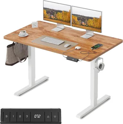 Immagine prodotto di Scrivania elettrica 100x60 cm regolabile in altezza con memoria