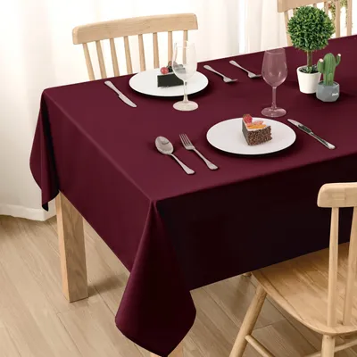 Obrázek produktu pro Obdélníková ubrus, rozměry 140 x 260 cm, voděodolná a odolná proti nečistotám, vhodná pro venkovní použití