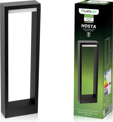Produktbild von LUMILED Bollard Light Vonkajšia stojaca lampa 60 cm Stojaca lampa Vonkajšie osvetlenie Cestné svetlo LED IP44 Odolné voči striekajúcej vode 4000K Neutrálna biela