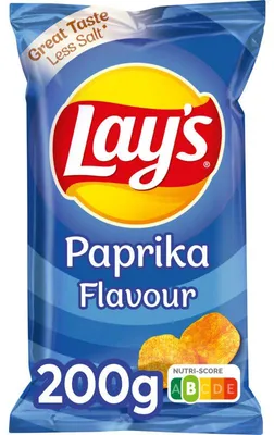 Produktbild von Lay's Paprika Chips 200g – Knusprige Kartoffelchips mit würzigem Paprika-Geschmack