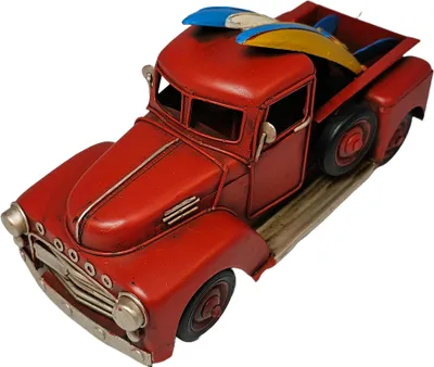 Produktbild von DynaSun Pickup Truck 1804D-763 Surfing 25cm aus Metall, Vintage LKW Truckmodell