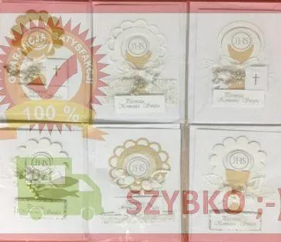 Produktbild von Karnet Komunia B6 ręcznie robiony + koperta - Panorama