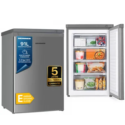 Productafbeelding van Heinner HFF-HM91SE++, 91 liter, 4,4 kg/24 uur, ST-T, 40 dB, , Zilverkleurig