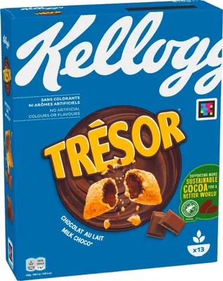 Obrázek produktu pro Kellogg Tresor mléčná čokoláda s křupavými cereálními polštářky 410g
