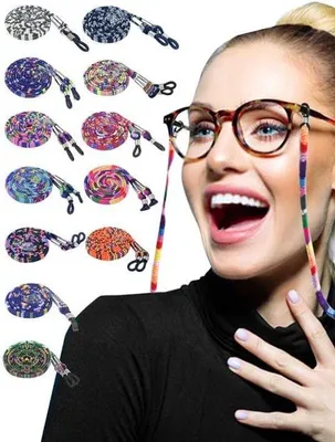 Image de Chaînes à lunettes pour femmes - colorées et pratiques - pièce unique