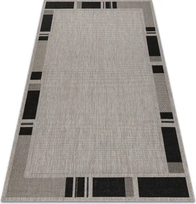 Produktbild von TEPPICH SIZAL FLOORLUX 20195 silber / schwarz Grau 80x150 cm