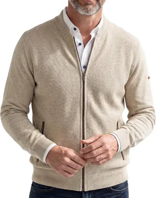 Produktbild von Redmond Basic Strickjacke Bequeme Passform für hohen Tragekomfort, Durchgehender Reißverschluss für einfache Handhabung, Vielseitig kombinierbar für jeden Anlass
