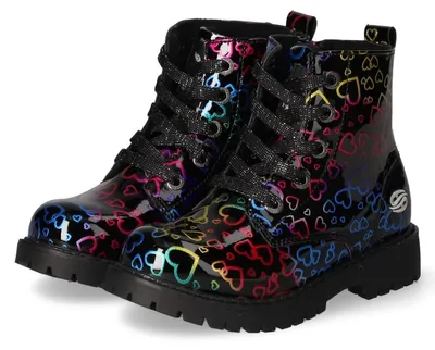 Productafbeelding van Dockers meisjeslaarzen, zwart, synthetisch materiaal, maat 28