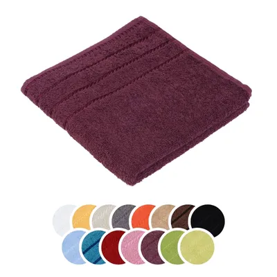 Produktbild von liebling Handtuch, 100% Baumwolle, Serie Potsdam, 50 x 100 cm, 60 Grad waschbar, trocknergeeignet, Farbe: brombeere