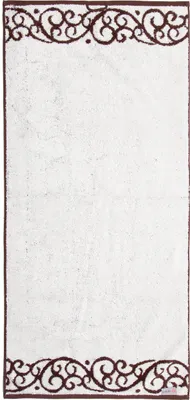 Produktbild von grace grand spa Duschtuch Akanthus Bordüre mit Akanthus-Muster Braun bordüre One Size