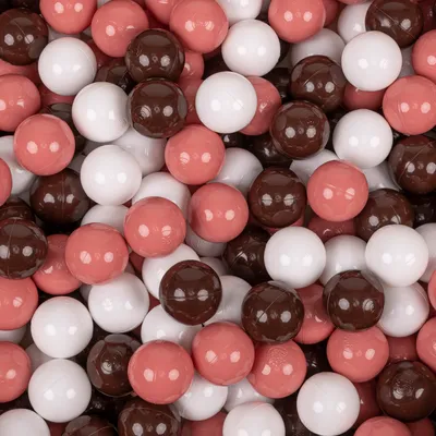 Produktbild von KiddyMoon Mehrfarbige Plastikbälle 100 ∅7cm Bälle Und Spielbälle Für Bällebad Für Babys Und Kinder
