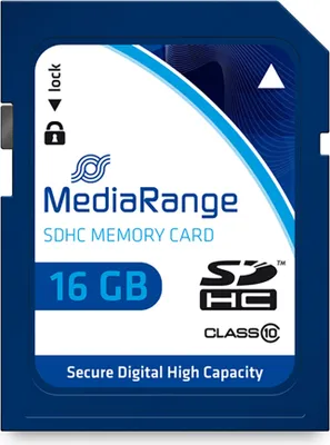 Produktbild von CARD MediaRange 16GB SDHC CL.10