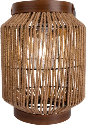 Produktbild von Näve Leuchten LED Solarleuchte "KORBINIAN" H: 30cm natur LED Solarleuchte "KORBINIAN" H: 30cm natur LED Solarleuchte "KORBINIAN" H: 30cm natur, Lampe für den Außenbereich im Asia-Style, aus Metall, Kunststoff und Textilmaterial in natur, 29 cm hoch, Ø 22 cm, LED Platine – mit Schiebeschalter – Dämmerungssensor