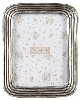 Productafbeelding van Clayre & Eef fotolijst, 10x15 cm, zilverkleurig, kunststof