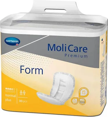 Produktbild von MoliCare® Form 4 Tropfen – 4x32 Stück für sicheren Schutz bei leichter bis mittlerer Inkontinenz