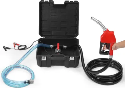 Produktbild von Dieselpumpe - Kraftstoffpumpe 12V 10GPM 1/4PS - mit automatischer Pistole - Benzin- und Dieseltank - Kraftstoffversorgungssystem