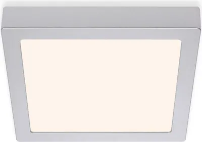Produktbild von LED Aufbauleuchte Deckenlampe 16,5 W Quadratisch Chrom-Matt Briloner